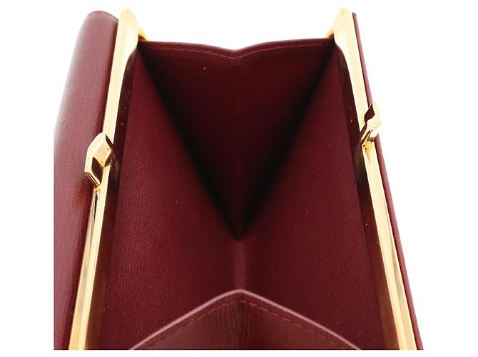 Cartier Must de Line Tri-fold Wallet Bordeaux - Ansicht 8