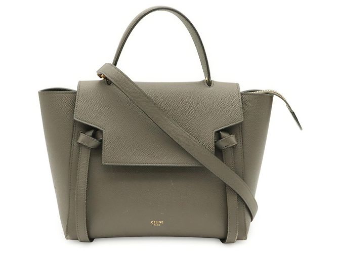 Céline Bolso Micro Celine Belt Bag Castaño - vista 2
