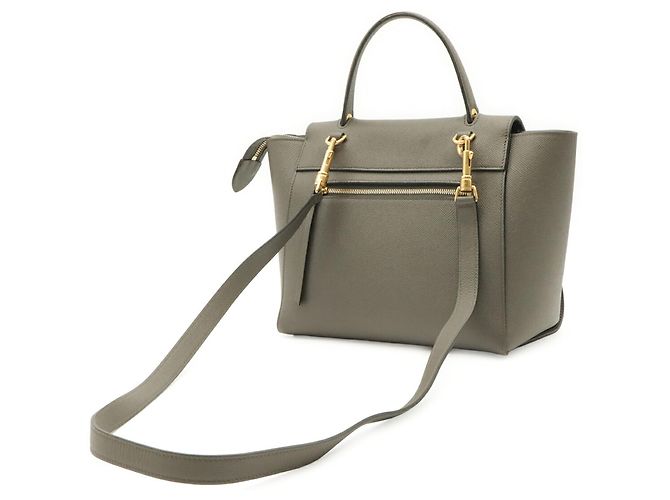 Céline Bolso Micro Celine Belt Bag Castaño - vista 3