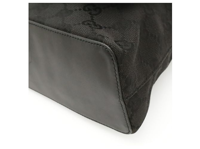 Borsa a Spalla Gucci GG Canvas Nero - vista 4