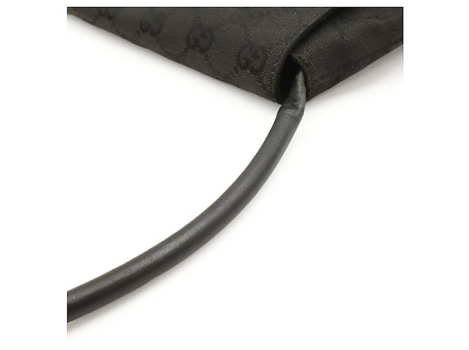 Borsa a Spalla Gucci GG Canvas Nero - vista 6