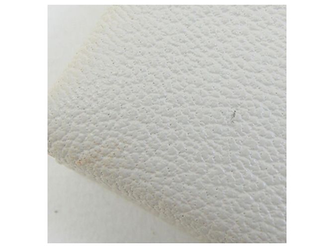 Hermès Tarjetero Hermes Calvi Duo Nata Chevre Mysore Blanco - vista 8