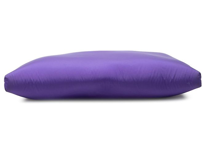 Clutch imbottita con zip in Tessuto viola Prada Porpora Viola scuro - vista 3