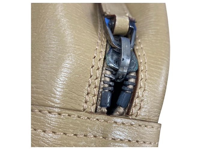 Borsa a mano Gucci in pelle di vitello marrone Marrone chiaro - vista 7