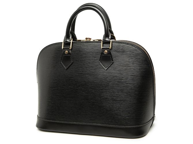 Louis Vuitton Alma PM en cuero Epi negro - vista 2