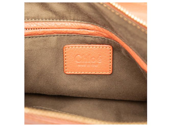 Chloé Orange Medium Leder Marcie Tasche - Ansicht 5