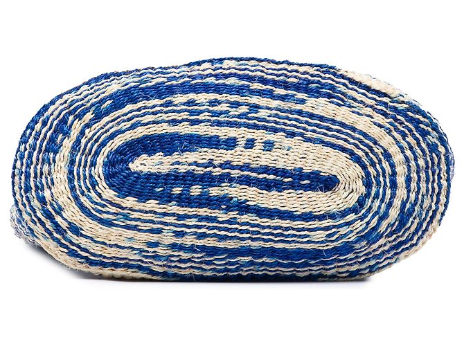 Borsa Tote LOEWE Blue Large Raffia Anagram - view 3
