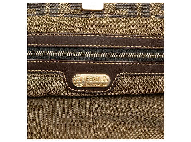 Fendi Twins Tote aus Zucca-Canvas braun Large - Ansicht 5