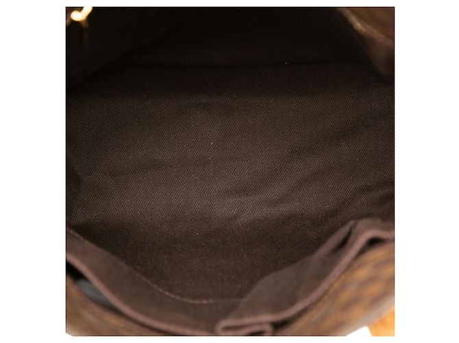 Céline Celine Braune Macadam-beschichtete Canvas-Tasche - Ansicht 4