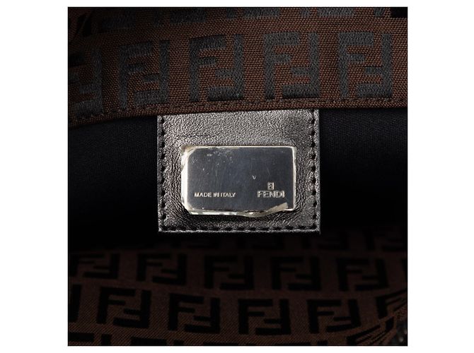 Fendi Zucchino Canvas Tote in Braun Dunkelbraun - Ansicht 5