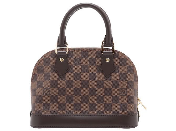 Louis Vuitton Marrone Damier Ebene Alma BB - vista 2