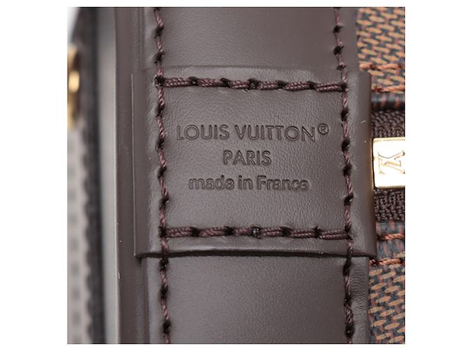 Louis Vuitton Marrone Damier Ebene Alma BB - vista 4