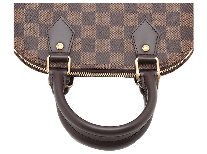 Louis Vuitton Marrone Damier Ebene Alma BB - vista 7