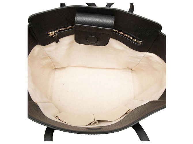 Tote Swing in piccola pelle di vitello nera Gucci Nero - vista 4