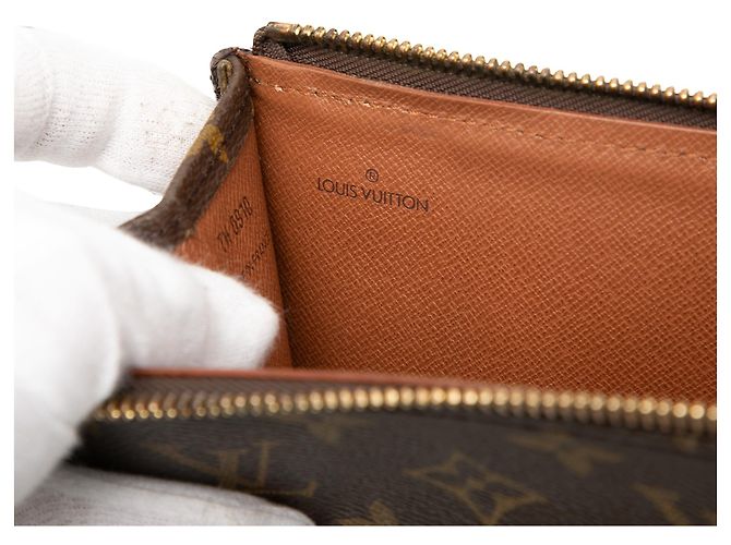 Louis Vuitton Poche Documents Portfolio 30 Monogram Marrone - vista 5