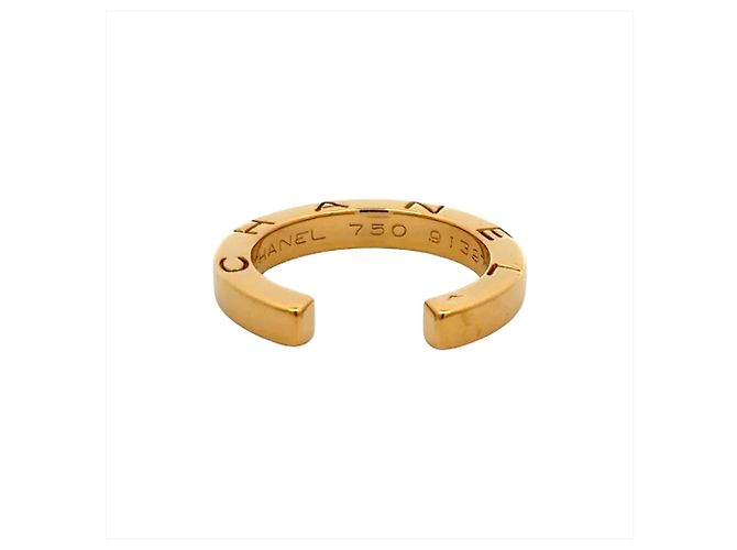 Chanel C Signature Logo Bandring Golden - Ansicht 2