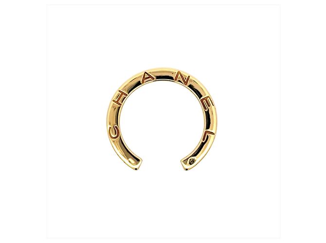 Chanel C Signature Logo Bandring Golden - Ansicht 6