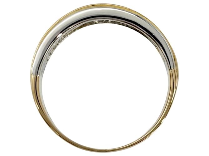 Céline Anello bicolore Celine Macadam Logo Argento D'oro - vista 2