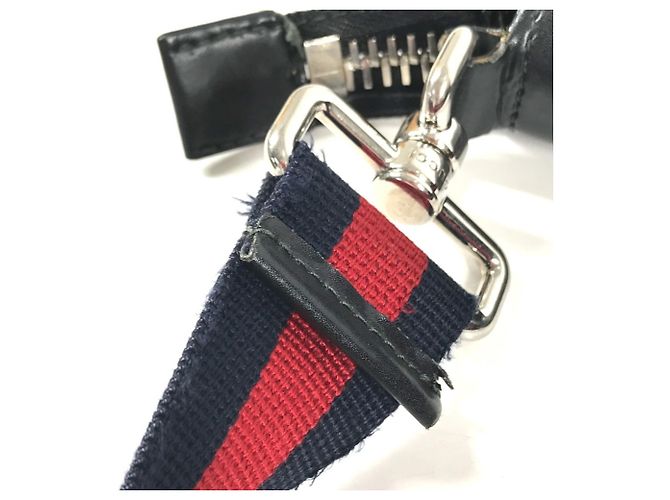 Borsa a tracolla Gucci GG Supreme Logo Nero - vista 10