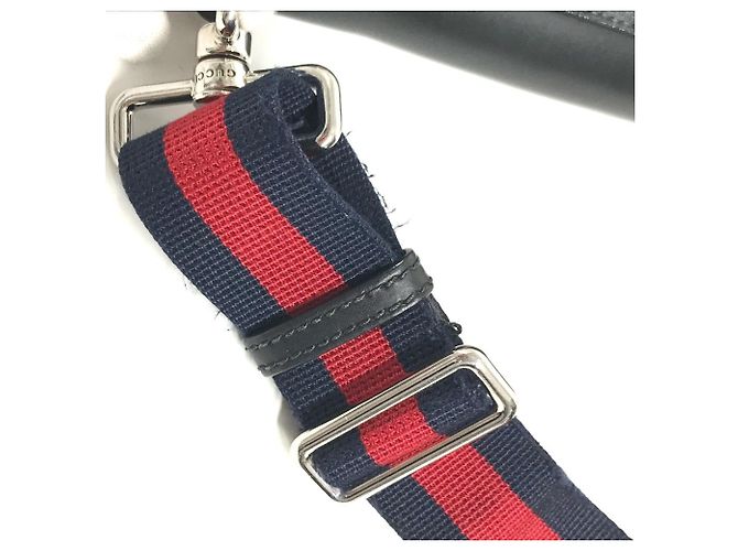 Borsa a tracolla Gucci GG Supreme Logo Nero - vista 11