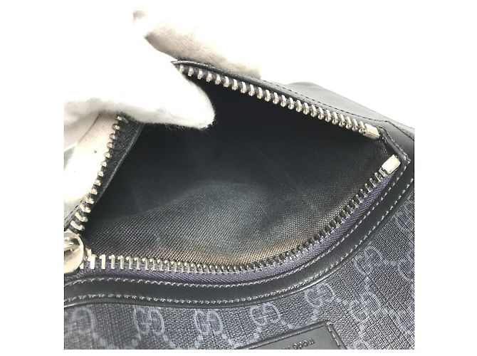 Borsa a tracolla Gucci GG Supreme Logo Nero - vista 16