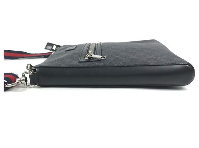 Borsa a tracolla Gucci GG Supreme Logo Nero - vista 4