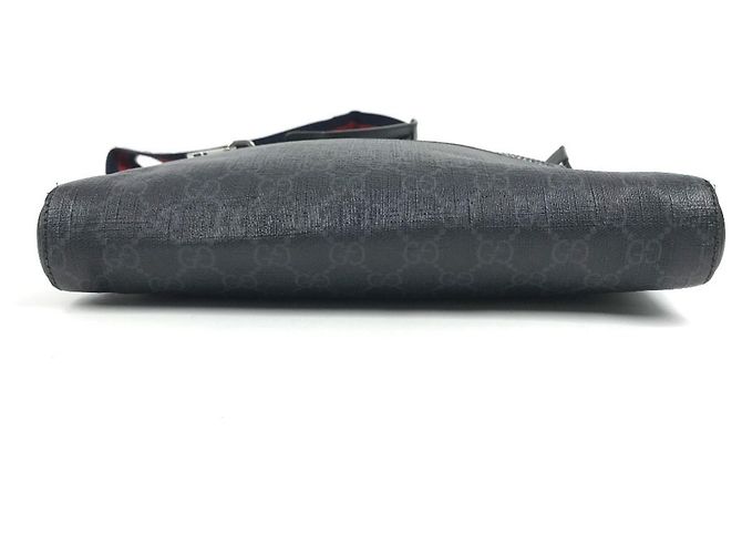 Borsa a tracolla Gucci GG Supreme Logo Nero - vista 5
