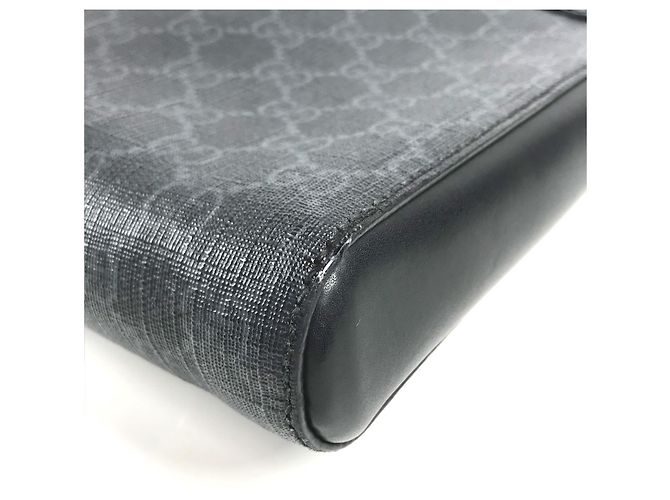 Borsa a tracolla Gucci GG Supreme Logo Nero - vista 6
