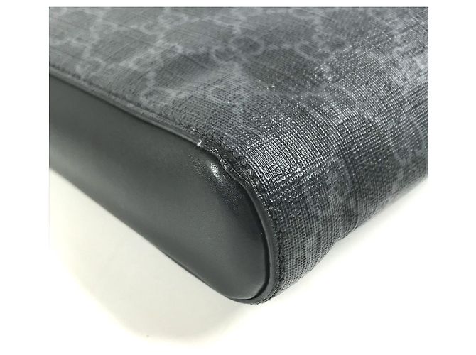 Borsa a tracolla Gucci GG Supreme Logo Nero - vista 7