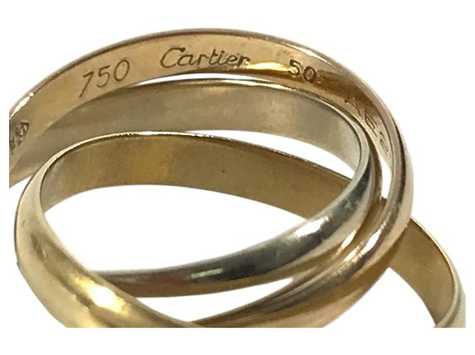Anello Trinity in oro 18K Cartier D'oro - vista 11