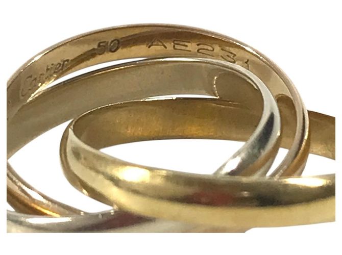 Anello Trinity in oro 18K Cartier D'oro - vista 2