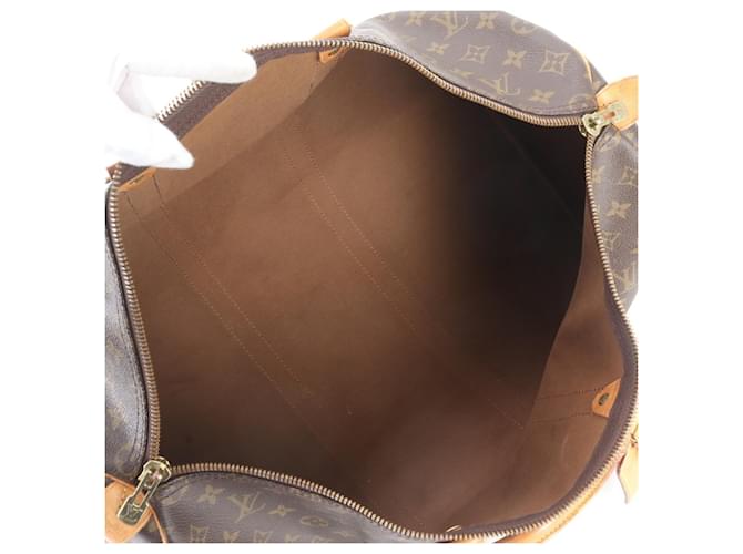 Bolso Louis Vuitton Monogram Keepall 50 Castaño Monograma - vista 7