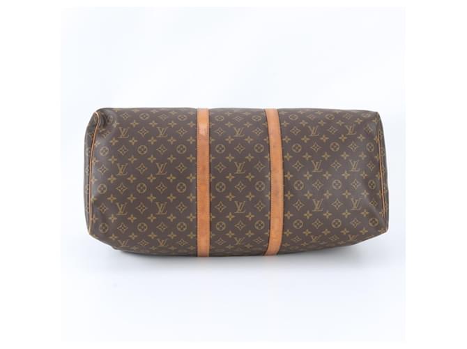 Borsa Louis Vuitton Monogram Keepall 60 Marrone scuro Monogramma - vista 6