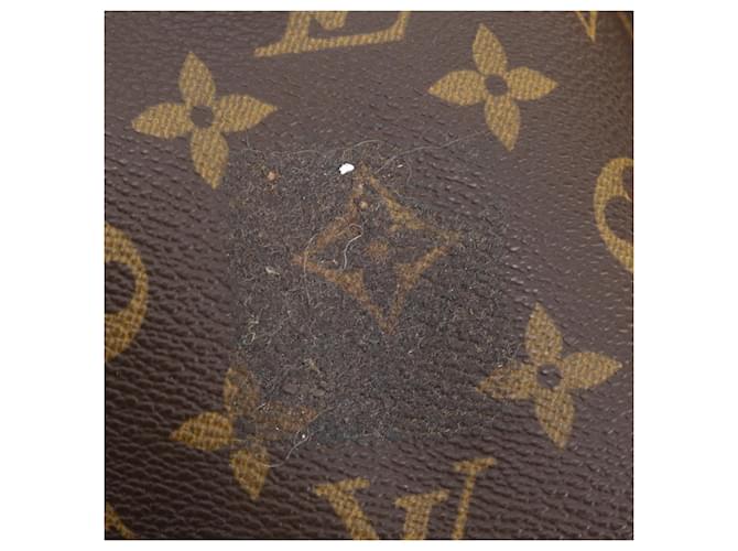 Borsa Louis Vuitton Monogram Keepall 60 Marrone scuro Monogramma - vista 9
