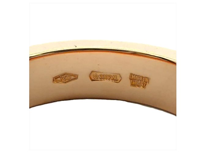 Bulgari Bvlgari BVLGARI Double Logo 1P Diamantring Golden - Ansicht 7
