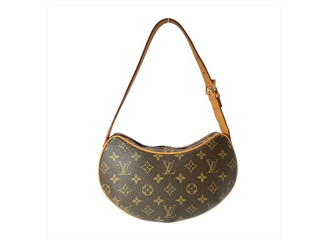 Pochette Croissant Louis Vuitton Borsa a Spalla Marrone Monogramma - vista 2