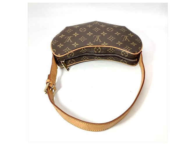 Pochette Croissant Louis Vuitton Borsa a Spalla Marrone Monogramma - vista 4