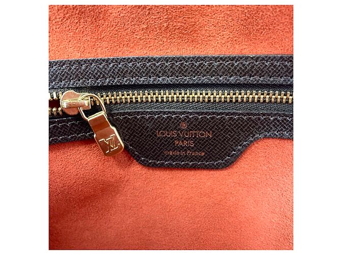 Borsa Louis Vuitton Brera in Damier Ebene Marrone - vista 6