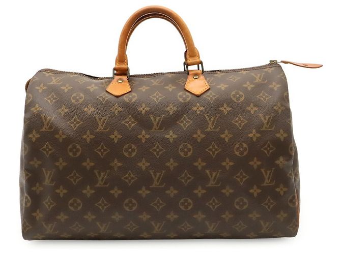 Borsa Louis Vuitton Monogram Speedy 40 Marrone - vista 2