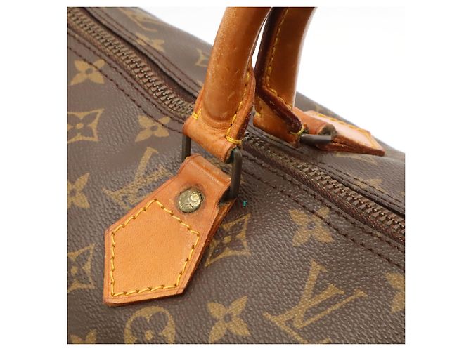 Borsa Louis Vuitton Monogram Speedy 40 Marrone - vista 9