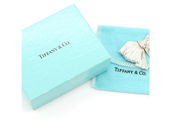 Spilla Tiffany & Co. Vintage Ribbon Argento - vista 7