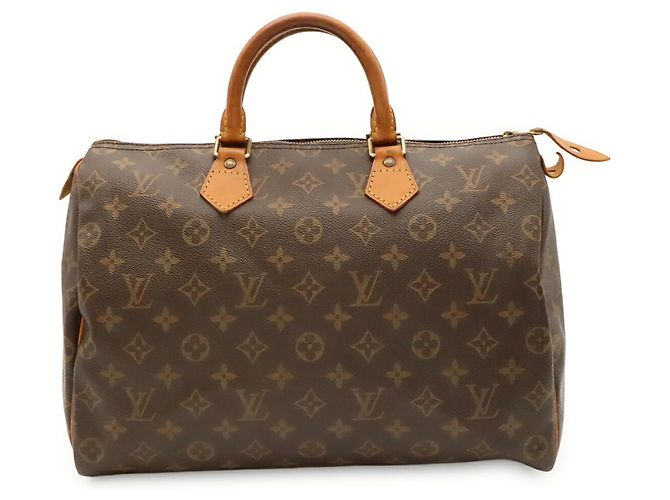 Borsa Louis Vuitton Monogram Speedy 35 Marrone - vista 2