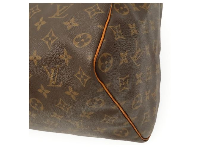 Borsa Louis Vuitton Monogram Speedy 35 Marrone - vista 4