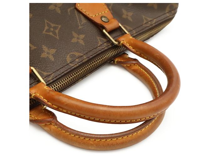 Borsa Louis Vuitton Monogram Speedy 35 Marrone - vista 5