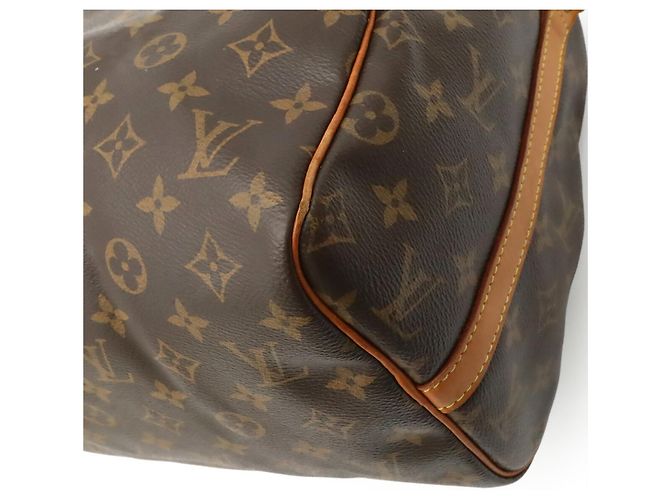 Borsa Louis Vuitton Monogram Speedy Bandoulière 30 Marrone - vista 4