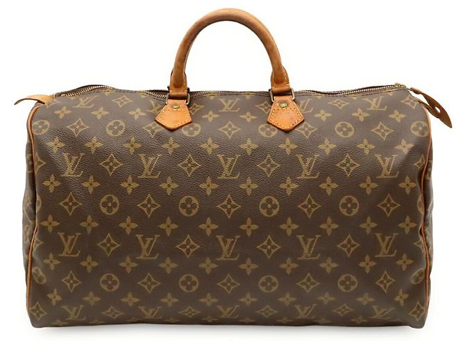 Borsa Louis Vuitton Monogram Speedy 40 Marrone - vista 2