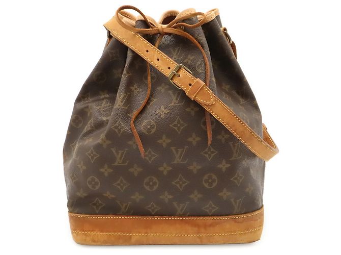 Borsa a Spalla Louis Vuitton Monogram Noe Marrone - vista 2