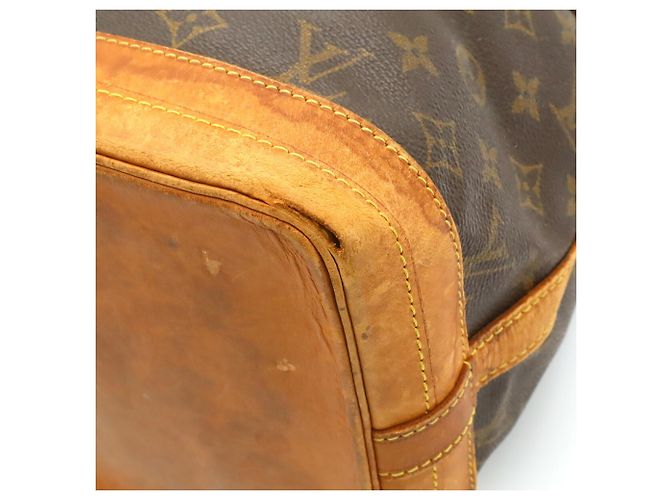 Borsa a Spalla Louis Vuitton Monogram Noe Marrone - vista 4