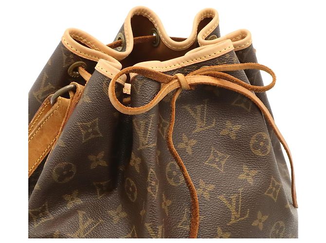 Borsa a Spalla Louis Vuitton Monogram Noe Marrone - vista 5