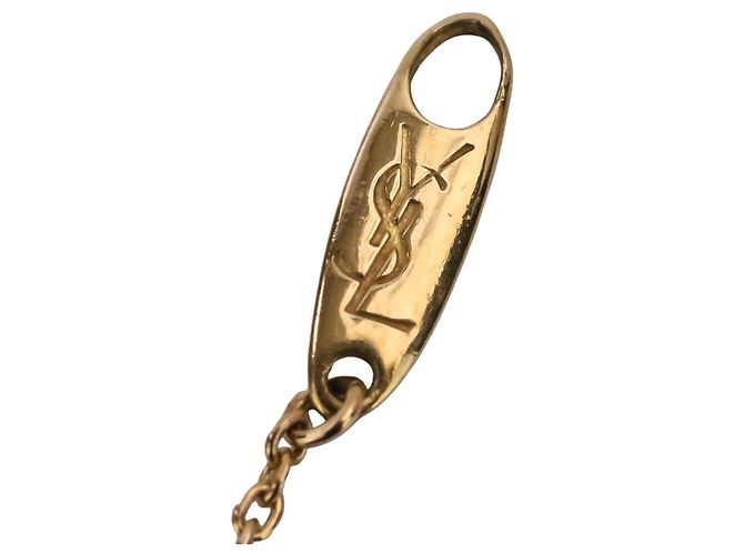 Collana a catena con pendente in oro 18K Yves Saint Laurent D'oro - vista 10
